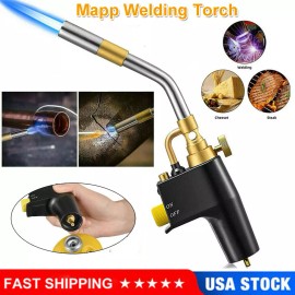 Unbranded High Intensity Mapp Propane Gas Torch Brass Head Trigger Start Welding Torch Kit
