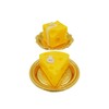 Cheese Shaped Candle, 2 Pack Novelty Swiss Cheese Scented Candles,