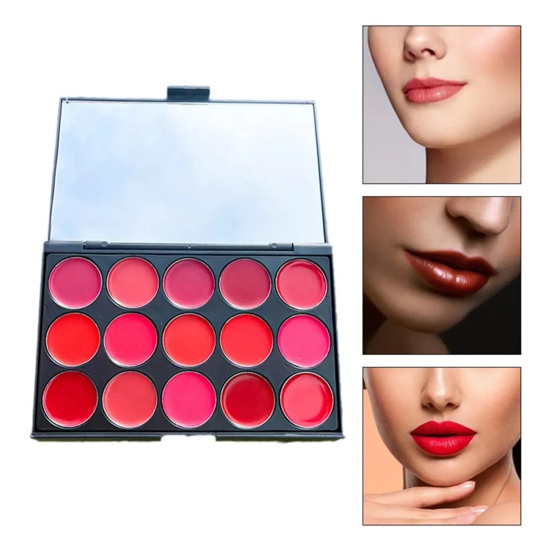 Colección De Barras De Labios Con 15 Tonos Lujosos Para