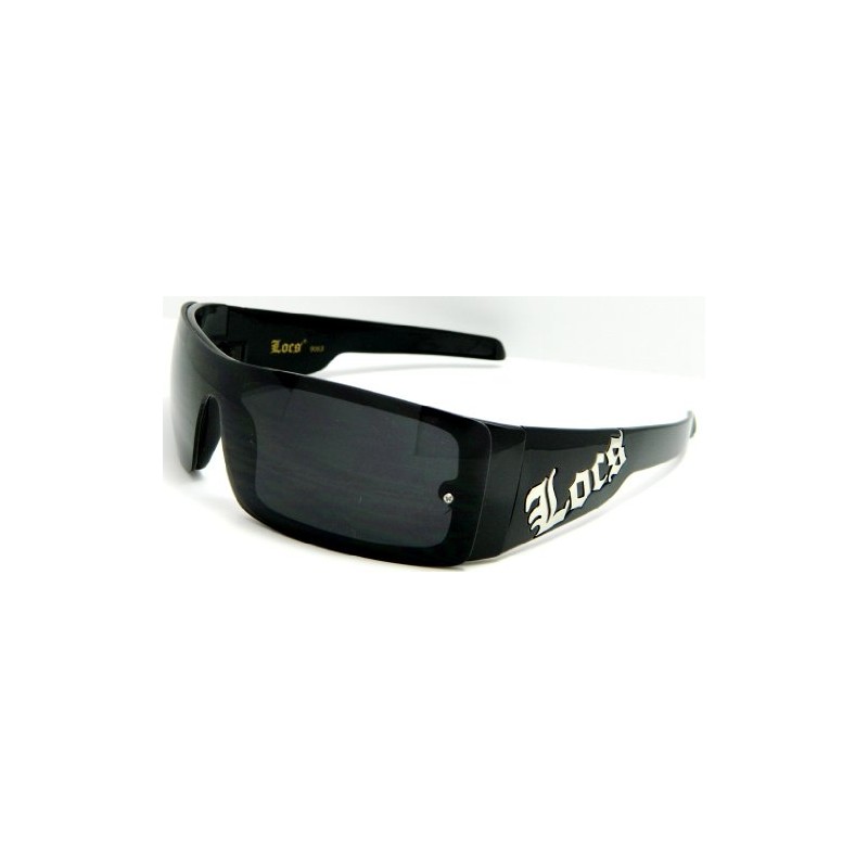 Locs Brand Single Lens Sunglasses with Black Out Lenses and