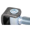 UHRIG Gate Hinge Long M16 with Bracket for Welding, Galvanised