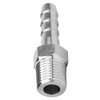 2pcs Conector de Rosca Macho Bspt de Acero Inoxidable de