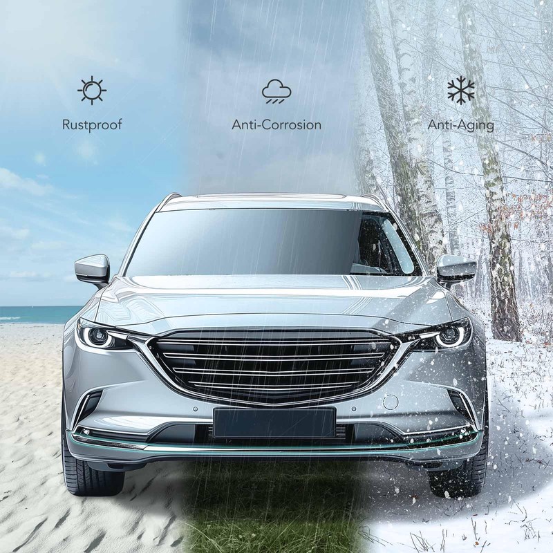 YHTAUTO Front Bumper Cover Molding Compatible with Mazda 6 2018-2021,