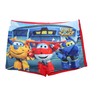 Super Wings Jungen Badeshort Badehose (116, Rot)