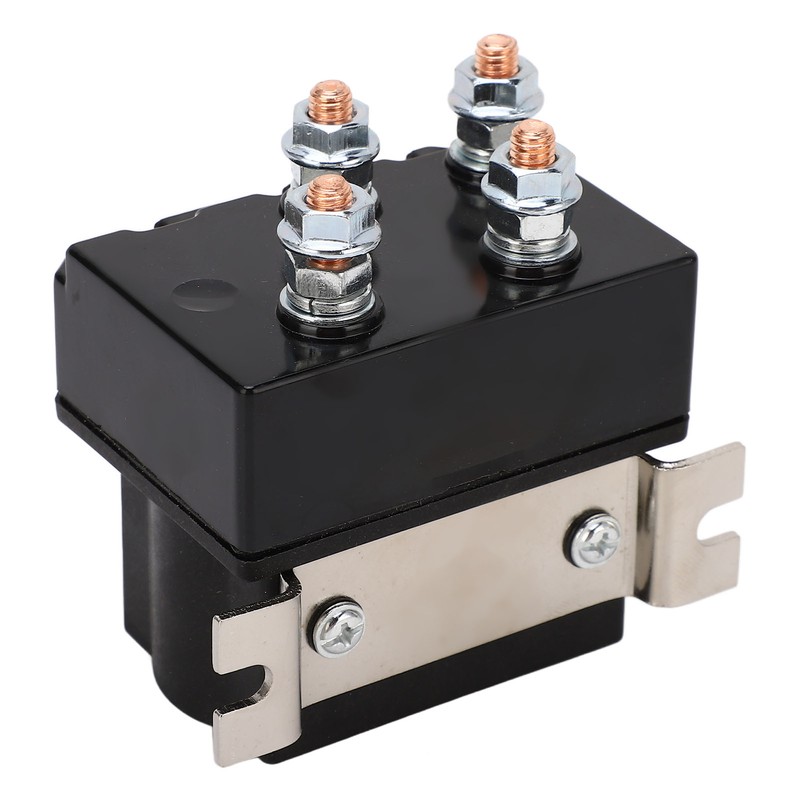 Electric Winch Relay 250A ABS Housing Waterproof Copper Contact Brass