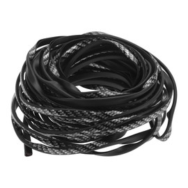 INFINAUTO Universal Car Door Edge Guards, Exterior 39.37ft U-Shaped Door Scratch Protection Guard PVC Chrome Black Carbon Fiber Pattern, 1 Pc