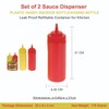 Abrus® Set of 2 Sauce Dispenser | Plastic Handy Squeeze