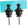 Kisangel 2pcs Metal Guitar Strap Locks Non Slip Buckles for