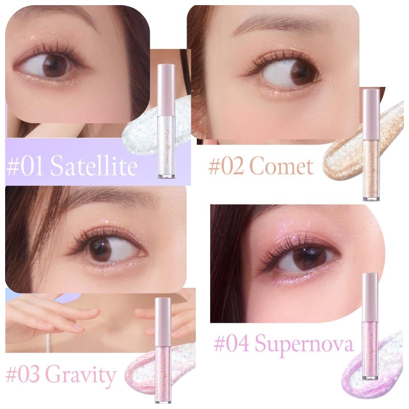 CORALHAZE Stardust Glitter 1.9g, Color:01 Satellite