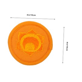 Kisangel 7pcs Tibetan Bowl Holder Pad Embroidered Cushion for Buddhist Sound Bowl Durable Mat for Meditation Lightweight and Space Saving Yoga Accessory Design