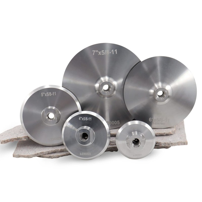 YDROWN 7 Inch Aluminium Backer Pad for Diamond Polishing Pad