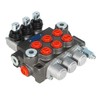 kimllier Hydraulic Directional Control Valve 3 Spool 13GPM 3600PSI BSPP