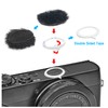 YOUSHARES Camera Mic Windscreen, 8 Pieces Fur Wind Muff Wind