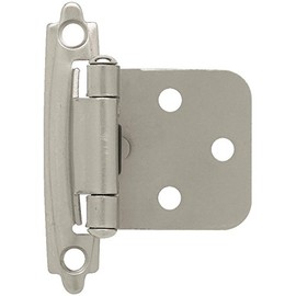 Liberty H0103BL-SN-U1 Self-Closing Overlay Hinge, 10-Pack