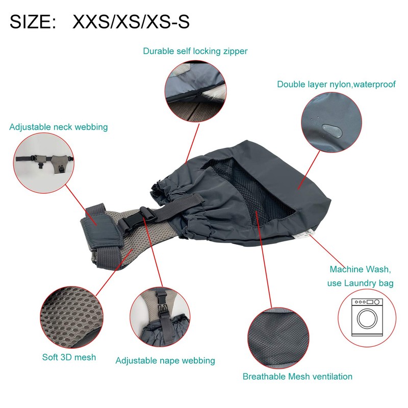 derYEP Dog Drag Bag Durable Indoor for paralyzed Disabled Back