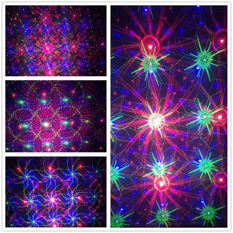 LedMall Mini House RGB Firefly with 32 Patterns Garden Laser