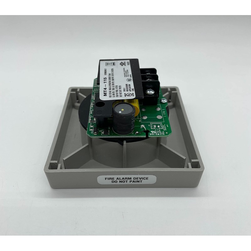 Wheelock MT4-115-S MT Multitone Electronic Horn, Gray Housing, One Alarm