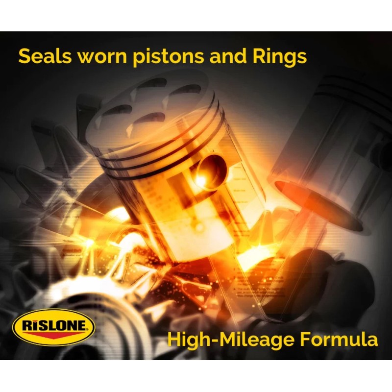 Rislone Ring Seal Smoke Repair Additive, Stops Engine Smoking -