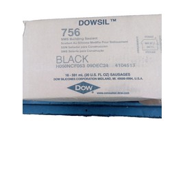 Dowsil 756 sms black sealant - 20 oz sausages full case of 16 EXP..12/24  756BLS