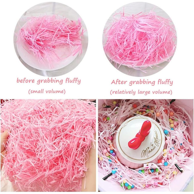 Yamibobo 200g Crinkle Cut Paper Shred Filler for Gift Wrapping