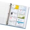 Avery Business Card Pages, Clear, Fits 2.5" x 3" Cards,