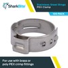 SharkBite 3/4 Inch Clamp Ring, Pack of 100, Stainless Steel