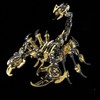 UpGLeuch Colourful 3D Metal Puzzle Scorpion for Adults, DIY 3D