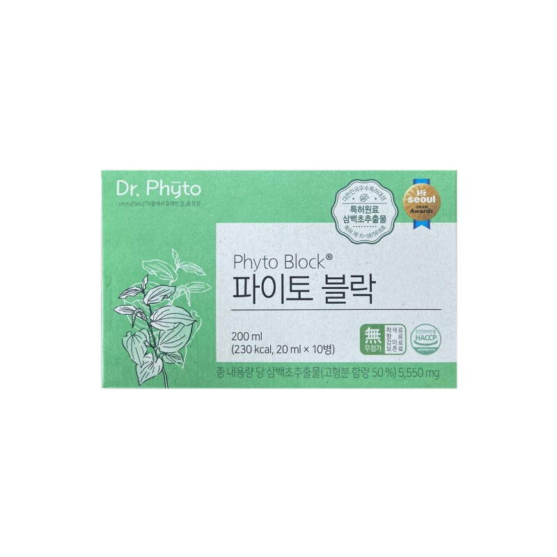 Dr. Phyto 닥터파이토 파이토블락 20ml x 10개입 4개 / 써클