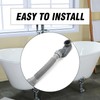 1-1/2 Inch Freestanding Bathtub Shower Drain Pipe, P-joint Low Profile