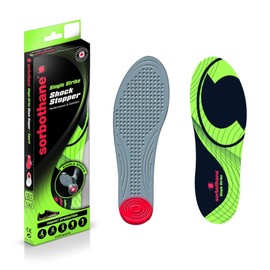 Sorbothane Single Strike Insoles, Absorbs Impact and Shock for Performance and Comfort, Ideal for Multi-Sports and Activities, Trim to Fit, Lightweight & Suitable for all Sports Footwear, Size 3.5 - 5
