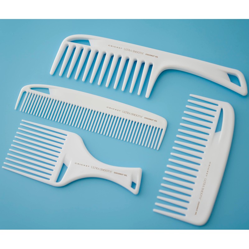 Cricket Ultra Smooth Coconut Dressing Comb - Infused with Coconut