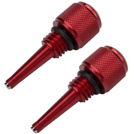 JZYUSHUA 2Pcs Replacement Magnetic Dipstick for Inverter Generators, Compatible with Predator, Wen, Yamaha (Red)