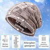 Compagno Warm Lined Beanie Winter Hat - Braided Design, Plain