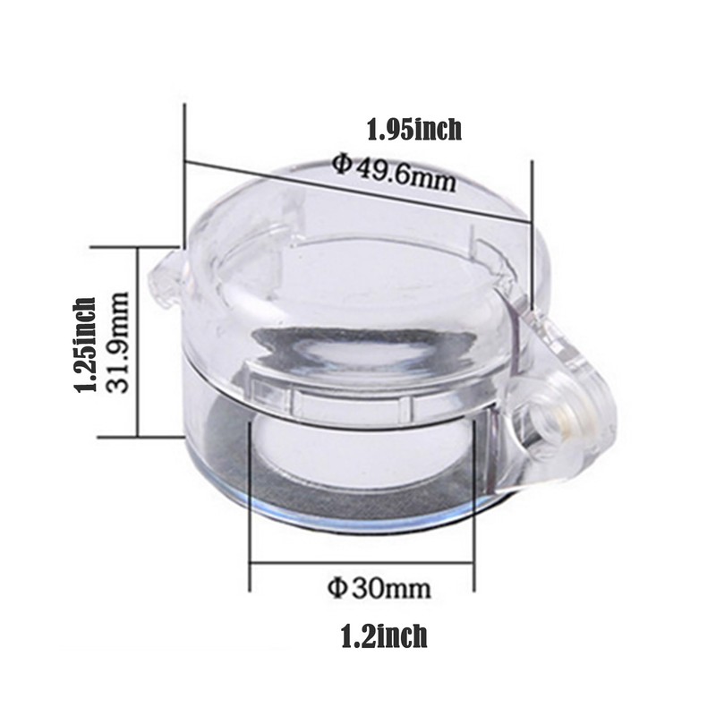 30mm Button Protector, Emergency Stop Switch, BS‑02 Transparent Dustproof Round