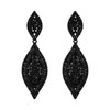 Flyonce Women's Rhinestone Crystal Wedding Bridal 2 Leaf Drop Dangle