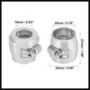 Hihaha 4pcs AN10 Hex Car Hose Finisher Clamp Adapter Fitting