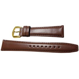 Seiko DXJ8 Leather Smooth Brown Men's Watch Strap Band 0.7 inch (19 mm) Genuine Product
