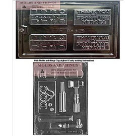 Doctor's Doc Kit Pills, Thermometer, Bandage Chocolate Candy Mold, Thank You Frontline Heroes Chocolate candy mold With Candy Making Instruction