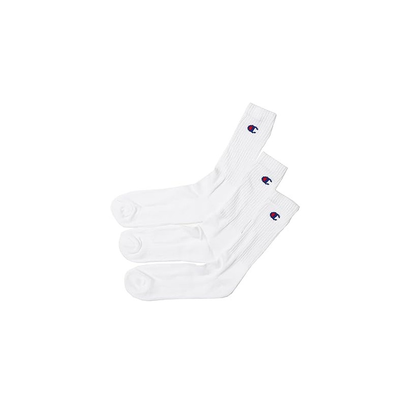 Champion Full Length Socks, 3 Pairs - whites