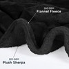 Utopia Bedding Sherpa Blanket King Size [Back, 90x102 Inches] -