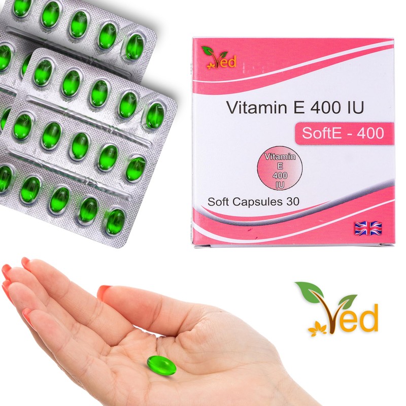 VED Vitamin-E 400 IE SOFTGEL-Kapsel (15X2)