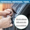 A ABSOPRO Terminal Removal Tool Assortment Kit Wire Connector Terminal