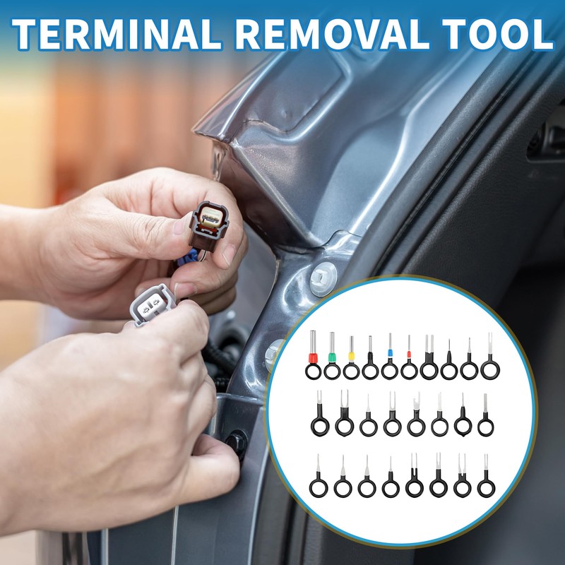 A ABSOPRO Terminal Removal Tool Assortment Kit Wire Connector Terminal
