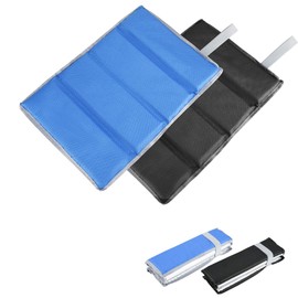 Cosmos 2 Pcs Foldable Sitting Pad Seat Cushion Portable Sitting Mat Foam Camping Sit Cushion Insulated Sitting Pad Hiking Sitting Mat Waterproof Seating Mat with Strap for Travel Picnic Hiking Fishing