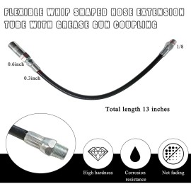 NoBrand Flexible Hose, 13" Fully Bonded Construction to Maximize Kink Resistance and Min