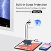Night Light USB C Outlet,KCMYTONER 2PK 15A Fast Charging Wall