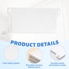KASURE 12 PCS Vertical Blind Weights, 89mm White Vertical Blinds