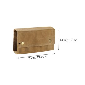 SHOWERORO 2-in-1 Condiment Container Canvas Spice Bag Seasoning Organizer Mini Spice Bottles Perfect for Camping