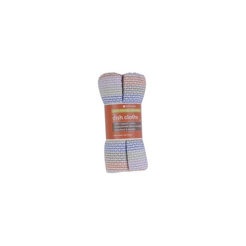 Full Circle Tidy Dish Cloths (3) - Multi Coloured