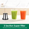 Slow Masticating Juicer,Brecious Cold Press Juicer with 2 Speed Modes